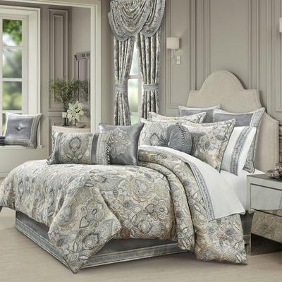 Annabelle Comforter Set Silver, Queen, Silver