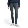 Slim-fit-Jeans TOM TAILOR, Damen, Gr. 30, Länge 34, blau (mid stone blau grau denim), Denim/Jeans, Obermaterial: 70% Baumwolle, 28% Polyester, 2% Elasthan. Futter: 65% Baumwolle, 35% Polyester, unifarben, casual, slim fit knöchellang, Jeans, im...