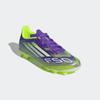 Fußballschuh ADIDAS PERFORMANCE "F50 LEAGUE MULTI-GROUND KINDER-STIEFEL", Gr. 35, lila rush, cloud weiß, lucid lemon, Synthetik, Textil, sportlich, Schuhe, geeignet für Rasen- und Kunstrasenplätze