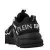 Sneaker PLEIN SPORT "Sneaker", Gr. 45, Normalschaft, 0270, schwarz, silber, Schuhe