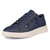 Sneaker ECCO "Move W", Damen, Gr. 36, blau (marine), Leder, Basic, Schuhe, Freizeitschuh, Schnürschuh, Halbschuh mit seitlichem Reißverschluss