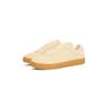 Plateausneaker TOMMY HILFIGER "CASUAL SUEDE SNEAKER", Damen, Gr. 38, gelb (vanille), Nubukleder, sportlich, Schuhe, Freizeitschuh, Halbschuh, Schnürer mit weich gepolstertem Schaftrand