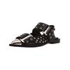 Riemchensandale STEVE MADDEN "STEVE MADDEN Sandalen Lederimitat", Damen, Gr. 39, schwarz, Lederimitat, casual, Schuhe
