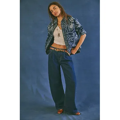 We The Free Alia Wide-Leg Jeans at Free People in Hawthorne, Size: 29