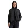 Outdoorjacke MARC O'POLO "im Cape-Stil", Damen, Gr. 38, blau (deep night blau), Obermaterial: 100% Polyester; Füllung: 100% Nicht verfügbar; Futter: 100% Nicht verfügbar, unifarben, casual, regular fit, Langarm Rippbündchen, Jacken, Topseller