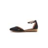 Espadrille VISCATA "Montroig", Damen, Gr. 39, schwarz, Textil, elegant, Schuhe, mit elegantem Knöchelriemen