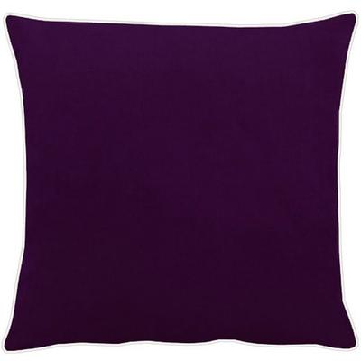 Dekokissen APELT "Tahiti" Gr. 1, lila (mauve, unifarben), B:30cm L:40cm, Polyester, Baumwolle, Dekokissen_Sitzkissen_Kissenhüllen, Kissenhülle mit Füllung, 1 Stück Image