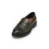 Loafer MARC O'POLO "aus Schafleder", Damen, Gr. 43, grün, Obermaterial: 100% Leder (Schaf), unifarben, Schuhe