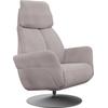 Relaxsessel ALINA "Thimo", grau (mittelgrau xbo 19), B:84cm H:114cm T:88cm, Struktur fein XBO (100% Polyester), Sessel, in Größe M, Liegefläche 180cm, verstellbar, optional mit Aufstehhilfe