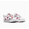 Sneaker CONVERSE "CHUCK TAYLOR ALL STAR 2V", Gr. 20, weiß, rot, schwarz, Textil, sportlich, Schuhe