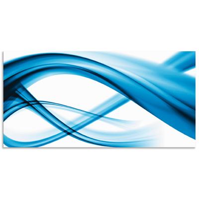 Wandbild ARTLAND "Abstrakte Komposition", blau (farbe bild(er): blau), B:40cm H:20cm, Bilder, als Alubild, Outdoorbild, Leinwandbild, Poster in verschied. Größen Image