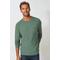 Crew Clothing Mens Neck Jumper - Green Cotton - Size Small | Crew Clothing Sale | Discount Designer Brands