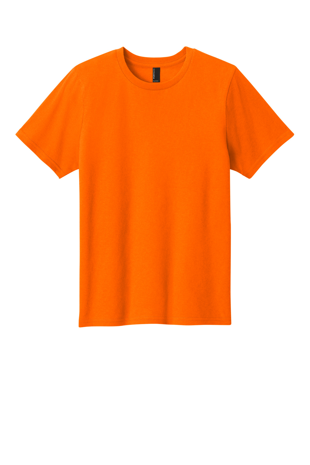 Port & Company PC43Y Co Youth Easy Cotton Top in S. Orange size Medium