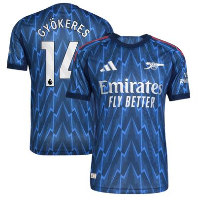 FC Arsenal 2025-26 adidas Auswärtstrikot Authentic mit Aufdruck Gyökeres 14 Image