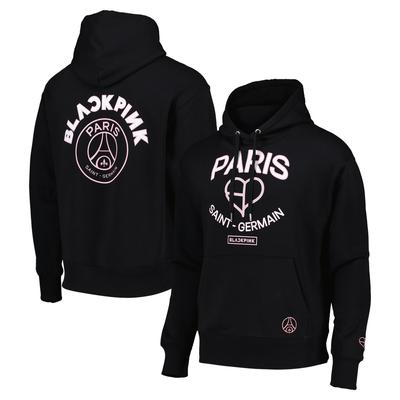 PSG x Blackpink Grafik Hoodie - Schwarz Image