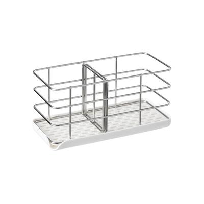 304 Edelstahl Multifunktionale Küchenspüle Schwammregal Spülbecken Aufbewahrungsbox Besteckablage Image