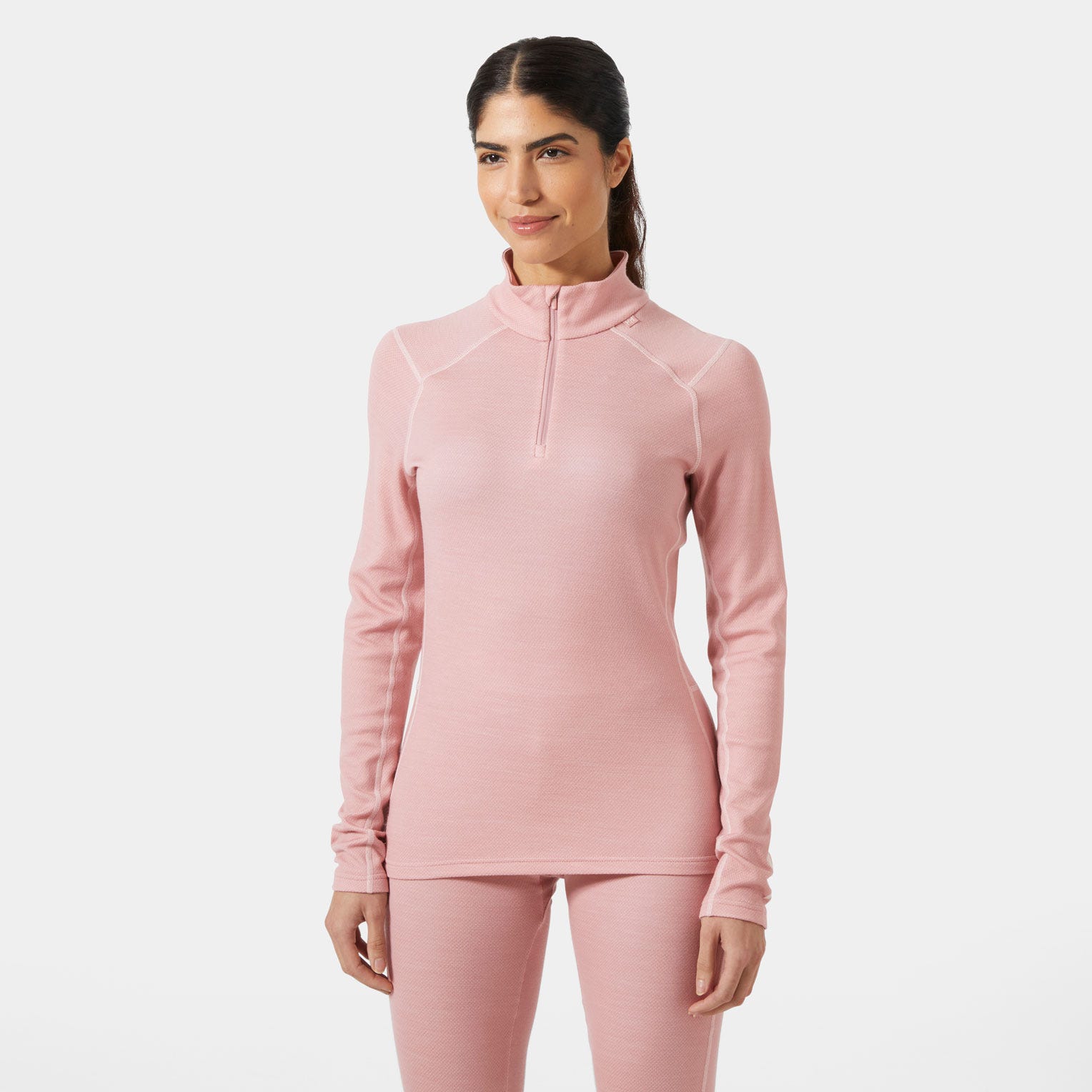 Helly Hansen Damen Lifa Merino Midweight Langarm-shirt Mit Halbreißverschluss L Image