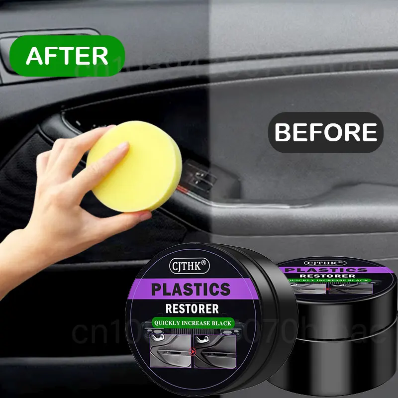Auto-Kunststoff-Restaurator, zurück zu schwarz, glänzend, Auto-Innenraum, Leder und Panel-Erneuerung, Wachs-Beschichtungsmittel, Auto-Politur und Reparatur-Beschichtung Image
