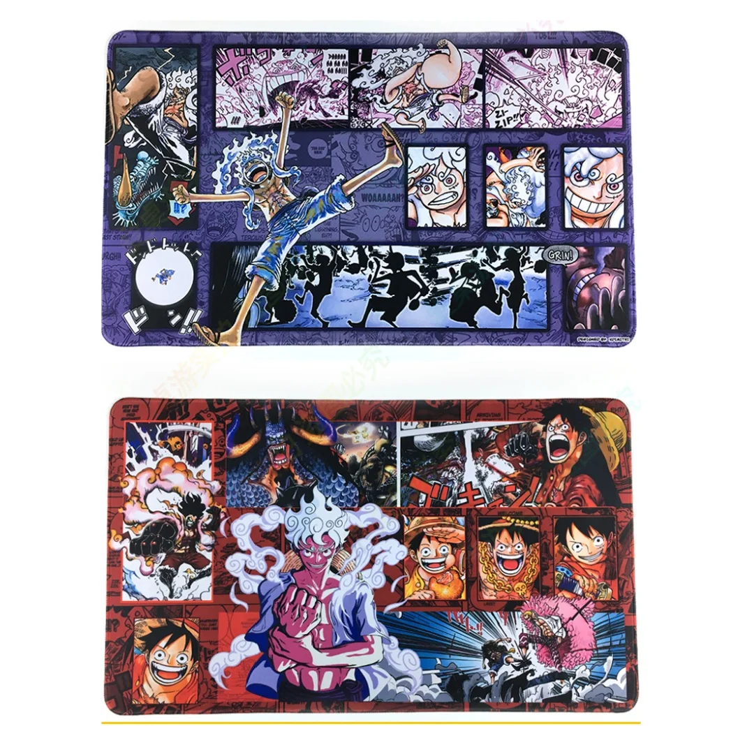 OPCG One Piece Spielmatte Nika Ruffy Enies Lobby Anime Spielmatte Sammelkartenspielmatte Spezielles Kartenspiel gegen Tischmatte OP1-3