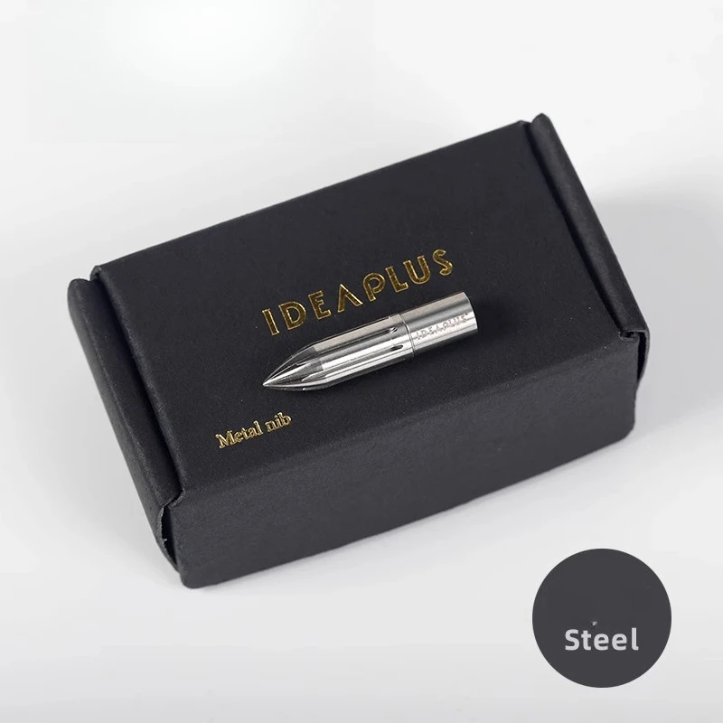 Dip Pen Bullet Tip Handgefertigter Füllfederhalter aus Edelstahl mit Messingfeder, Umriss, Kalligraphie, Comics, handgezeichnete kursive Charaktere Image