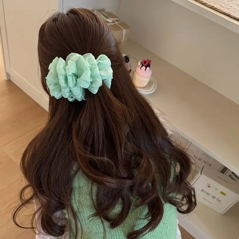 1pc Koreanische Wolke Puff Banana Clip Haar Clip Haar Größe Hinterkopf Volle Twist Gerade Vertikale Clip Image