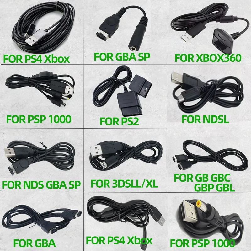 1PC Host USB Lade Verlängerung Kabel Host Ladekabel FÜR PS2 Wired Controller Verlängerung Kabel 1,8 m FÜR Xbox One GBM GBA SP
