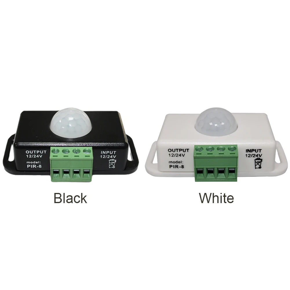 DC 12V/24V Körper Infrarot Sensor Infrarot Bewegungsmelder Körper Infrarot Sensing Controller Bewegungsmelder PIR Bewegungssensor