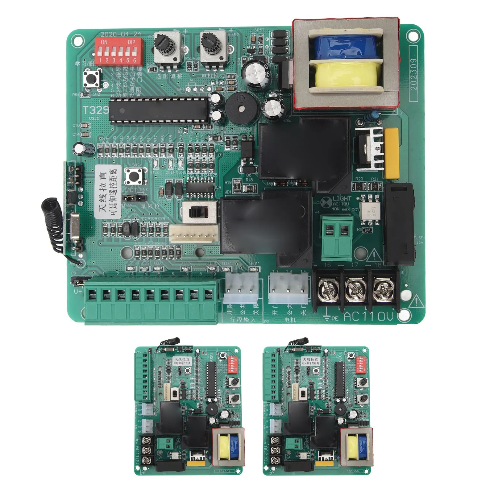 110/220 V Universal-Schaltkreis-Steuerplatine für Schiebetoröffner, wichtigste elektronische Steuerplatine für Schiebetormotor Image