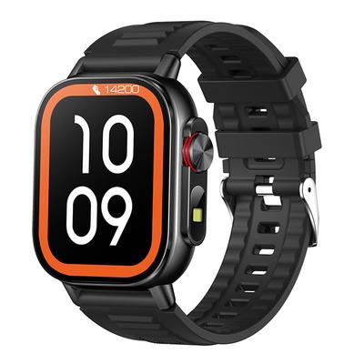 G300 Smart Watch 2.01 inch Smartwatch Fitness Running Watch Bluetooth Pedometer Call Reminder Activity Tracker Compatible with Android iOS Men GPS Long Standby Waterproof IP68 22mm Watch Case