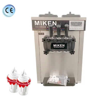 Ice Cream Machine Commercial Desktop Small Sundae Cone Ice Cream Machine Automatic Soft Ice Cream Machine