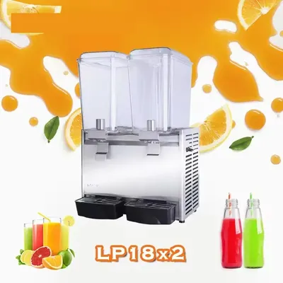 Beverage Refrigerator Drinking Machine Double Cylinder Blender Soybean Milk Refrigeration And Heating Machine