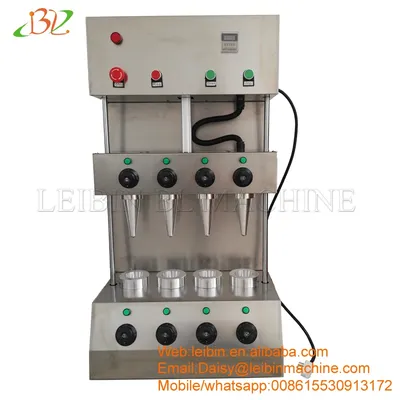 Auto Sugar Pizza Cone Maker Machine Pizza Cone Oven Making Machine