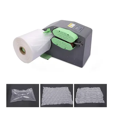 Air Cushion Machine 110V/220V Inflator Air Column Bag Automatic Filling Air Pillow Bag Bubble Bag Machine Bubble Film