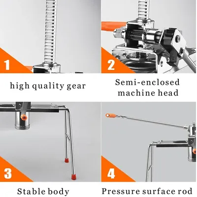Home stainless steel manual noodle pasta maker noodle press machine pasta cutter