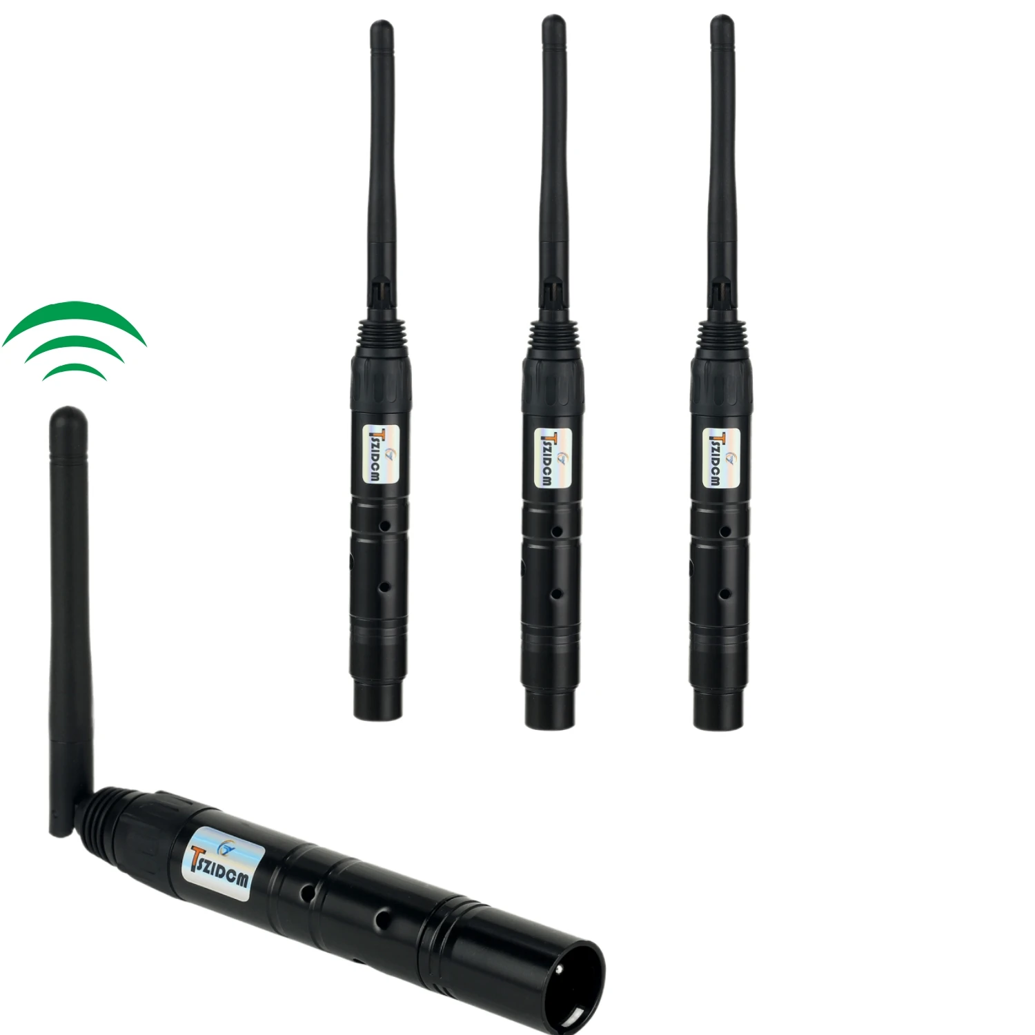 Wireless DMX Controller Dfi DJ 2.4G 3 Receivers & 1 Transmitter Lighting Control with Bag, Adapter, for LED Stage Disco Party Ba