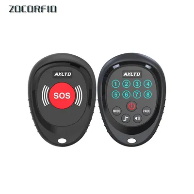 Wireless Caregiver Pager Nurse Call Button For Elderly Digital Display Hospital Alert System Call Bell Smart