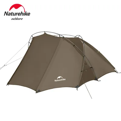 Naturehike Camping Backpacking Tent Waterproof Hiking Tent Silver Coated UPF50+ Beach Tent One-bedroom Tent with One Living Room