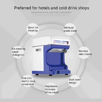 Commercial Ice Crusher Snowball Machine Commercial White Snow Cone Machine