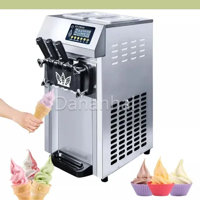 Stainless Steel Yogurt Maker, Portable Soft Ice Cream Maker, Commercial Electric Popsicle Maker