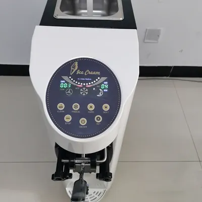 Flavors Soft Ice Cream Machine Commercial Desktop Roll Maker Yogurt Making Vending For Sale