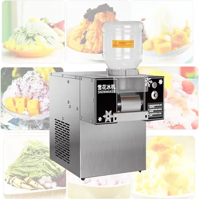 Best Seller Milk Snow Shaving Machine Snowflake Ice Machine 180kg/day Bingsu Maker Machine Snow Ice Shaver Crusher Machine