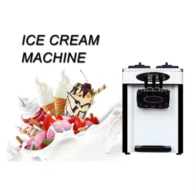 Portable Stainless Steel Homemade Cone Ice Cream Used Automatic Softy Serve Ice Cream Machine Factory Price
