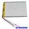 3.7V 3000mAh 11.1Wh Polymer 3-Wires Thermistor Li Lithium Battery Lipo Cell 4070100 For LED E-Book MID Portable DVD Tablet PC