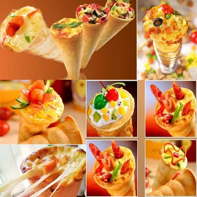 Street Food Machine Pizza Cone Maker Machine Automatic Cone Pizza Machine Snack Machine Conical Pizza Cone Making Machine