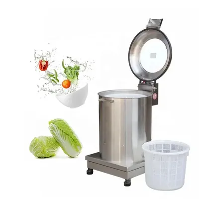 Automatic Food Vegetable Spin Dehydrator - Bargain Leafy Vegetable Dewatering Machine Vegetable Centrifugal Dehydrator