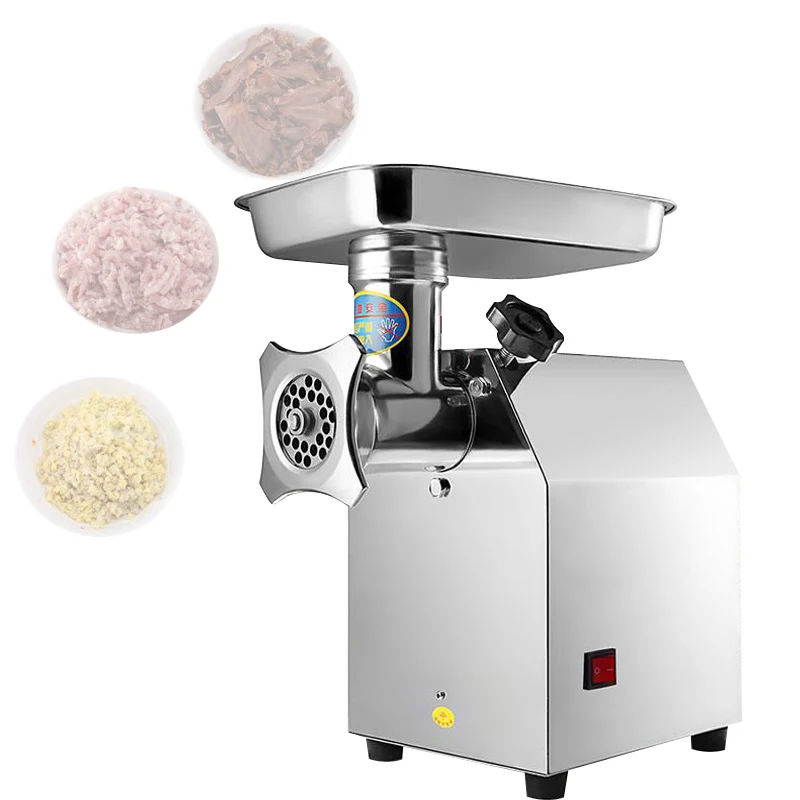 850W Meat Grinder Commercial Multi-Function Electric Stainless Steel Household Powerful Broken Meat Mincer Machine