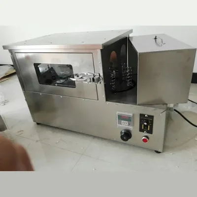 Electric Pizza Cone Forming Machine Commercial Pizza Cone Machine Rotate Pizza Oven Machine And Display Warmer Cabinet