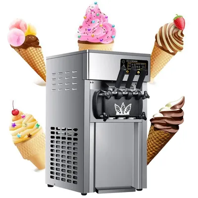 Automatic Desktop Ice Cream Maker 18L For Commercial Use One Hopper One Flavor Ice Cream Machine