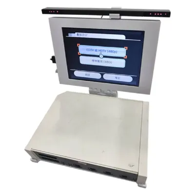 Wii Game Console 8-Inch LCD Dedicated Screen Display Portable Adjustable Stand USB-Type-C Built-In Speakers Game Parts