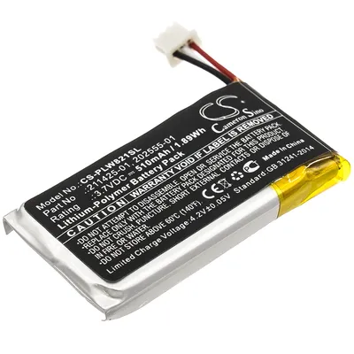 Li-Polymer Wireless Headset Battery for Plantronics, 3.7V, 510mAh, Compatible Models: Savi 8210, Savi 8220, Savi W8210